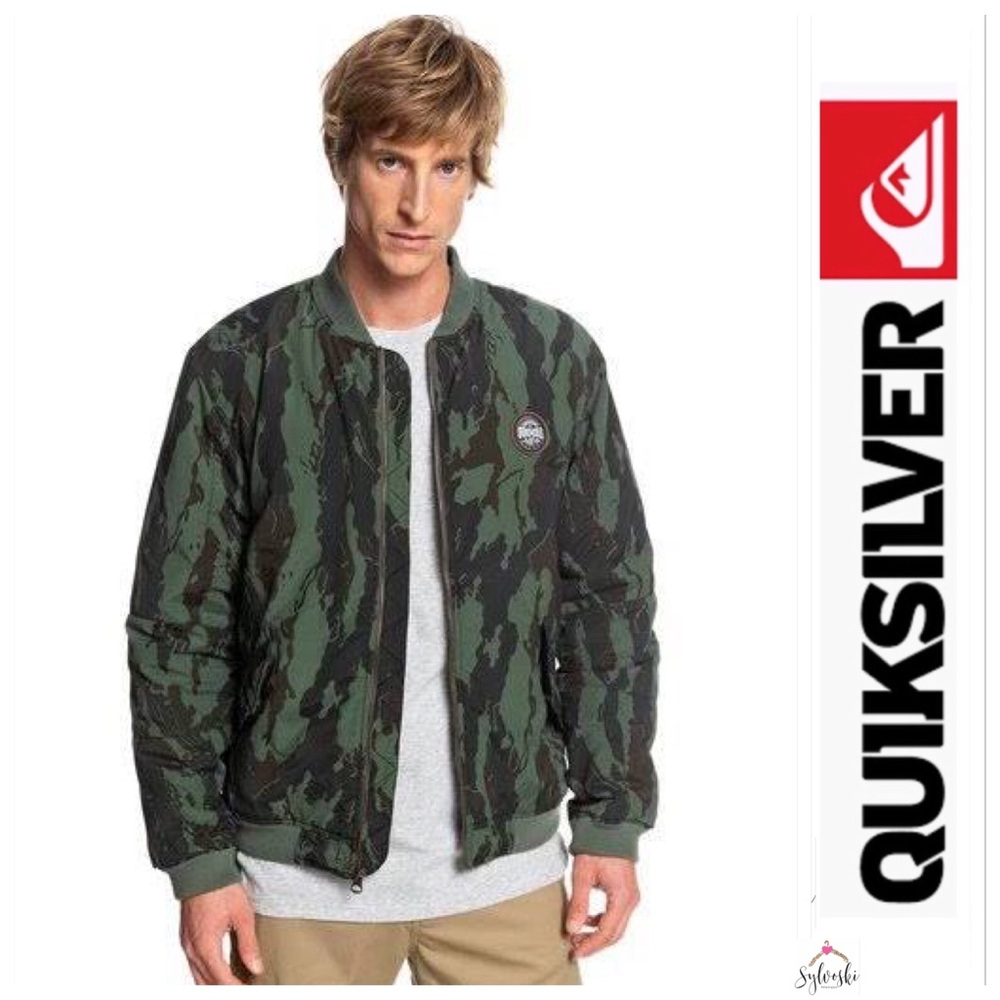 🔥Quiksilver Hakata Bay Bomber Jacket NWT - Picture 2 of 9